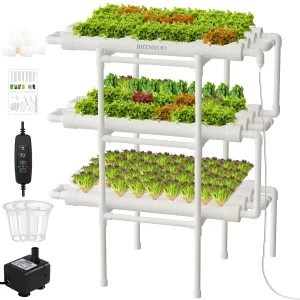 Hydroponics Growing System Kit, 108 Sites