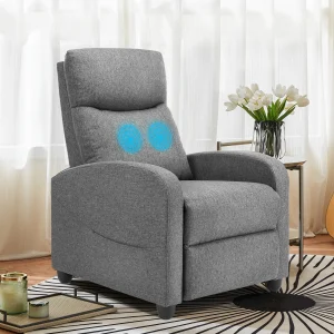 JHK Recliner Chair Massage Lumbar Support